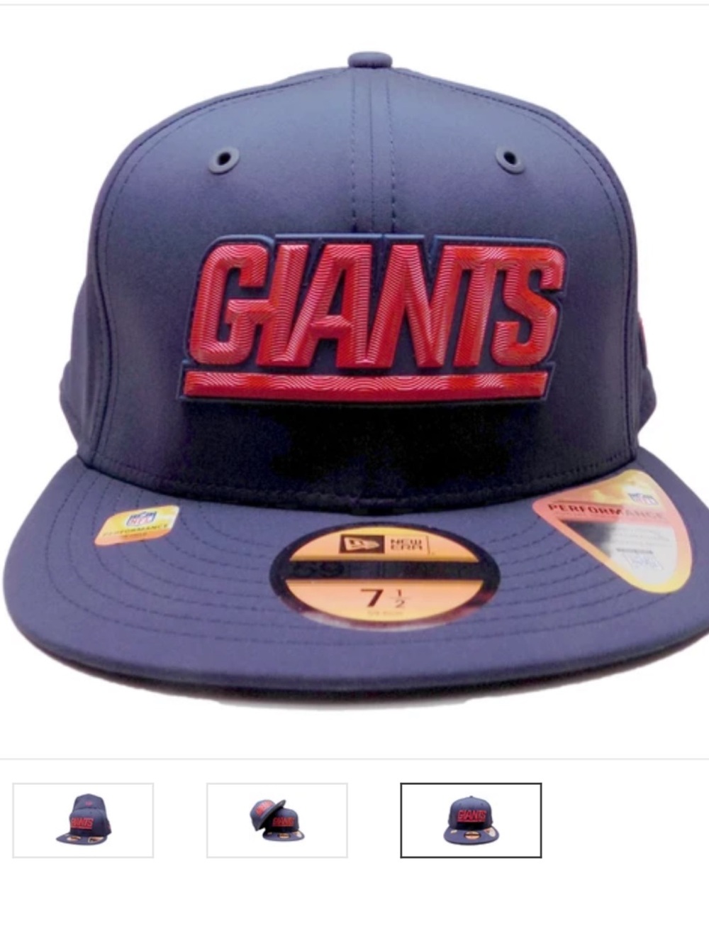 New York Giants Fitted Hat